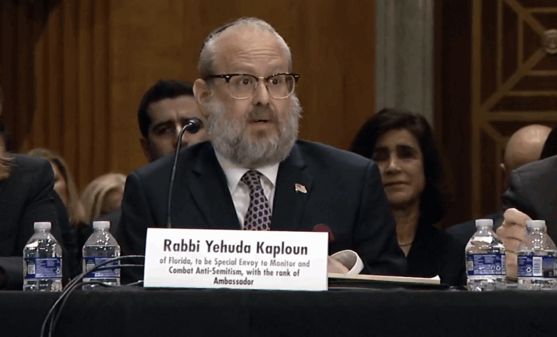 Antisemitism envoy nominee Yehuda Kaploun backs labeling misinformation on social media